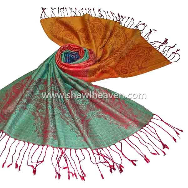 modal jacquard scarves